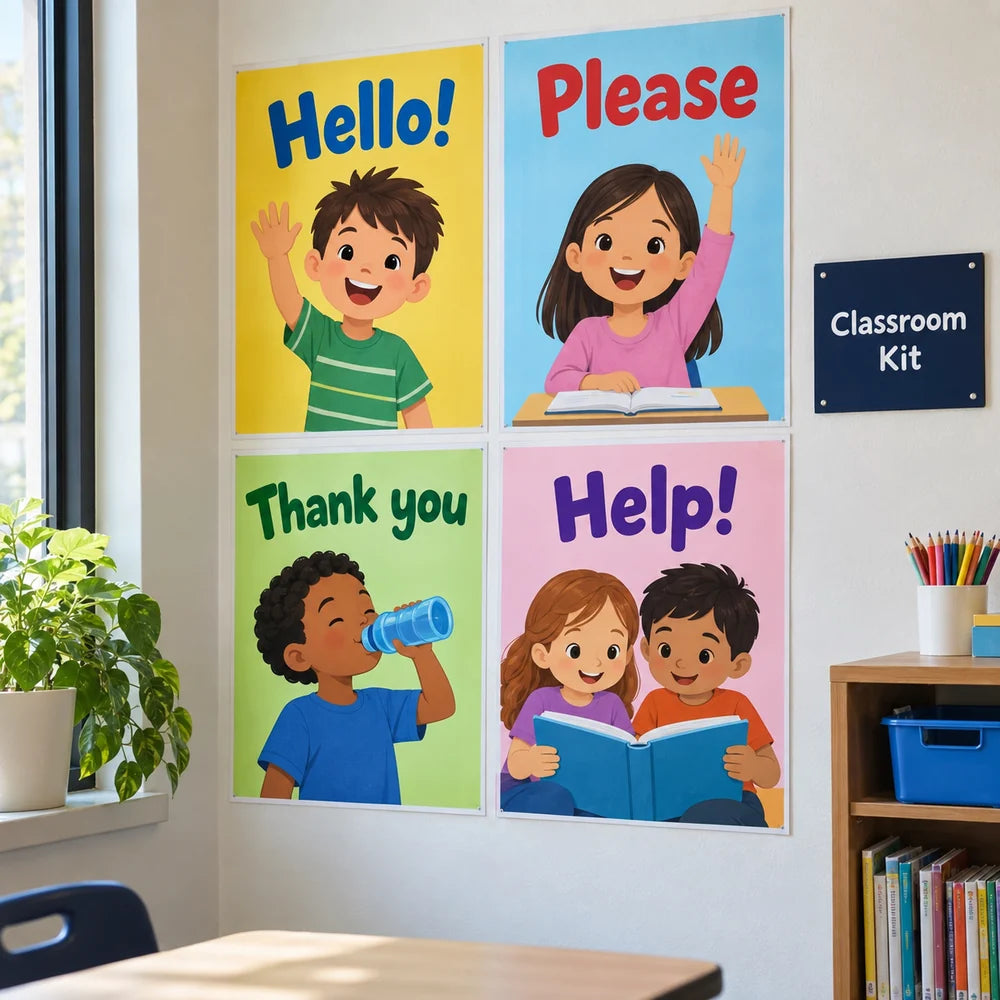 Classroom Kit — posters and family notes